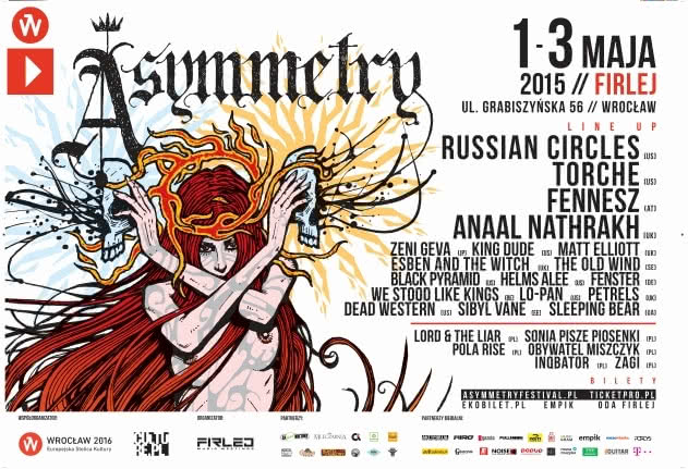 Harmonogram godzinowy Asymmetry Festival 2015 