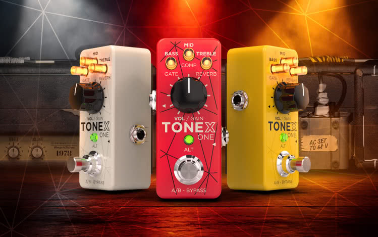 IK Multimedia prezentuje TONEX ONE Brown Sound Limited Edition - kultowe brzmienie Eddiego Van Halena zamknięte w kieszonkowym stompboxie z technologią AI