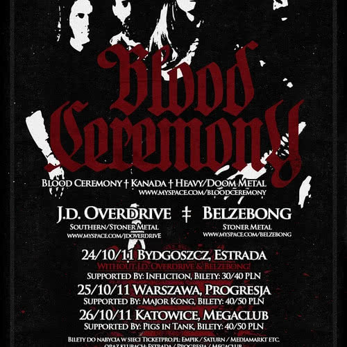 Blood Ceremony - dodatkowy koncert w Bydgoszczy