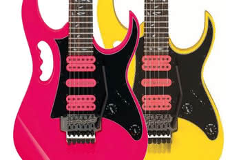 Nowe Ibanezy JEM JR w kultowych kolorach Pink i Yellow