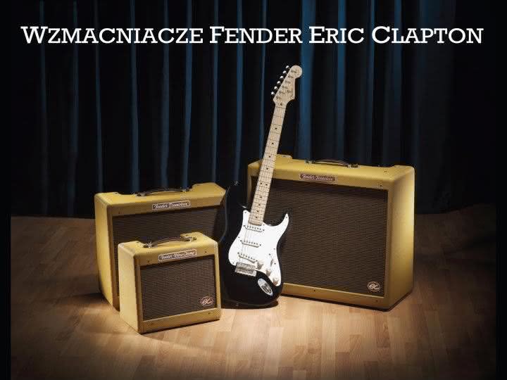 Nowe wzmacniacze Fender Eric Clapton