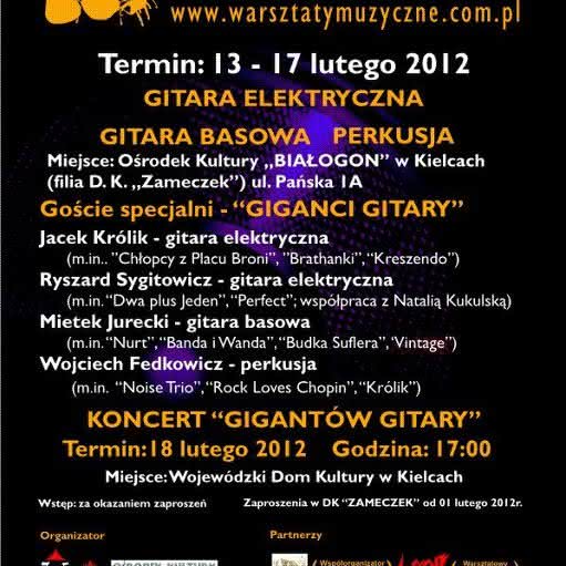 Muzyczna Kuźnia - Warsztaty Muzyczne Kielce 2012