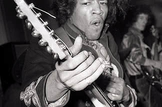 Jimi Hendrix na festiwalu Glastonbury