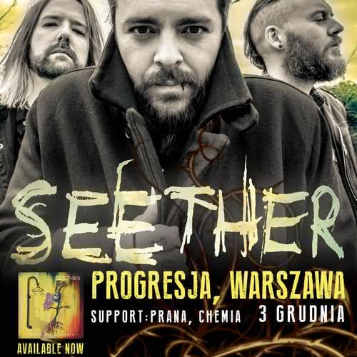 Seether już w przyszłym tygodniu w Warszawie