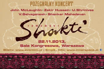 Pożegnalny koncert Remember Shakti w Warszawie