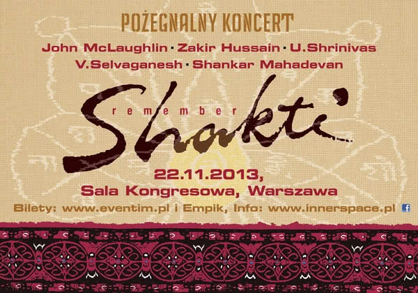 Pożegnalny koncert Remember Shakti w Warszawie