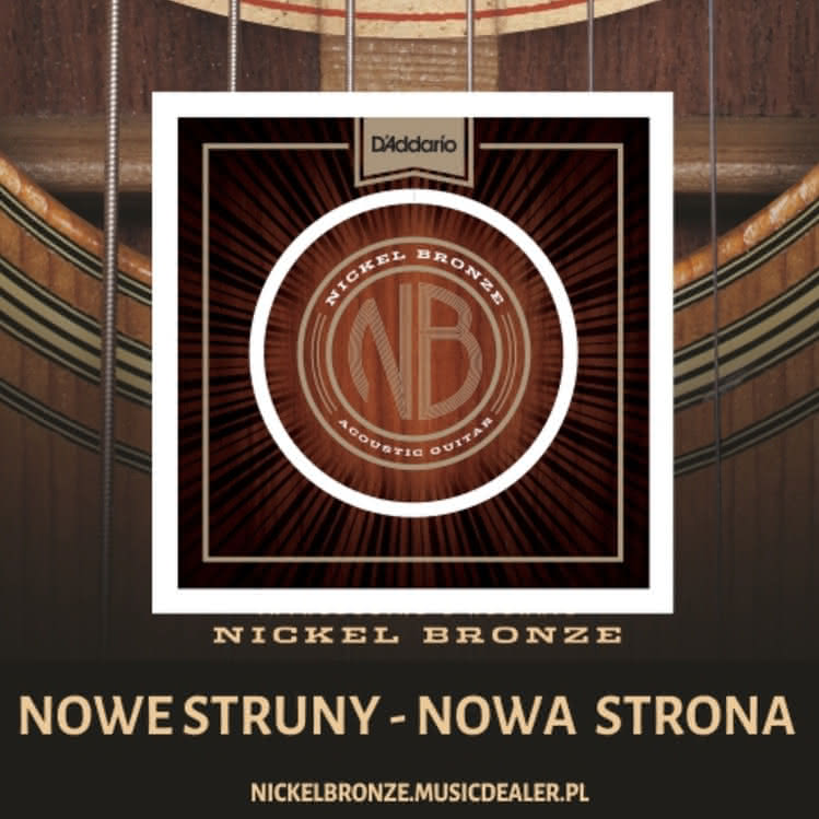 Nowa, polska strona strun D'Addario Nickel Bronze