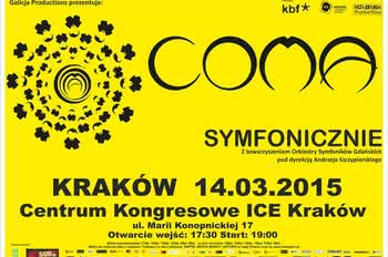 Coma symfonicznie w Krakowie