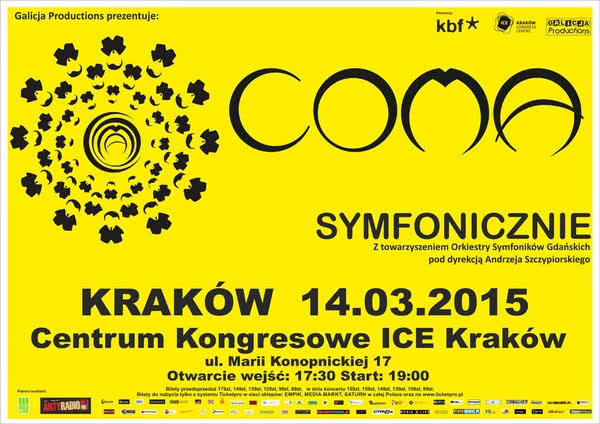 Coma symfonicznie w Krakowie