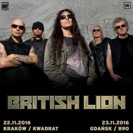 Steve Harris British Lion na dwóch koncertach w Polsce