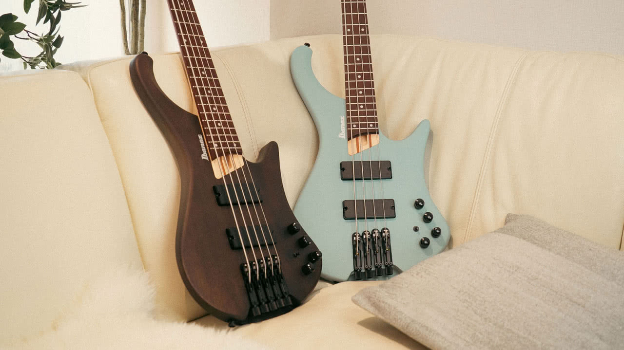 ベース Ibanez EDB600 Ibanez EDB600 in Black Fretless - Rock Stock Stores