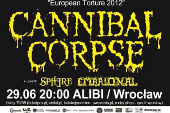Cannibal Corpse we Wrocławiu już za miesiąc