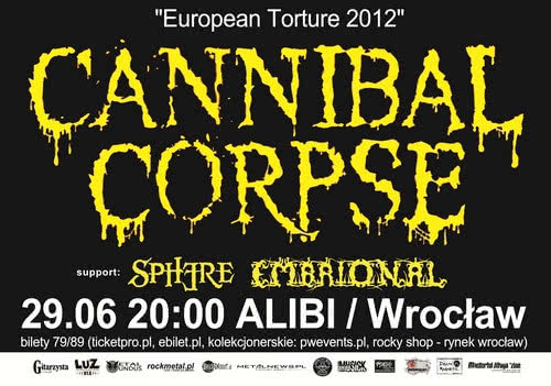 Cannibal Corpse we Wrocławiu już za miesiąc