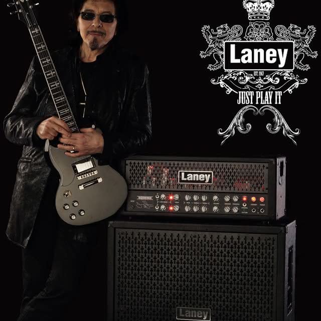 Tony Iommi i sygnowane wzmacniacze Laney