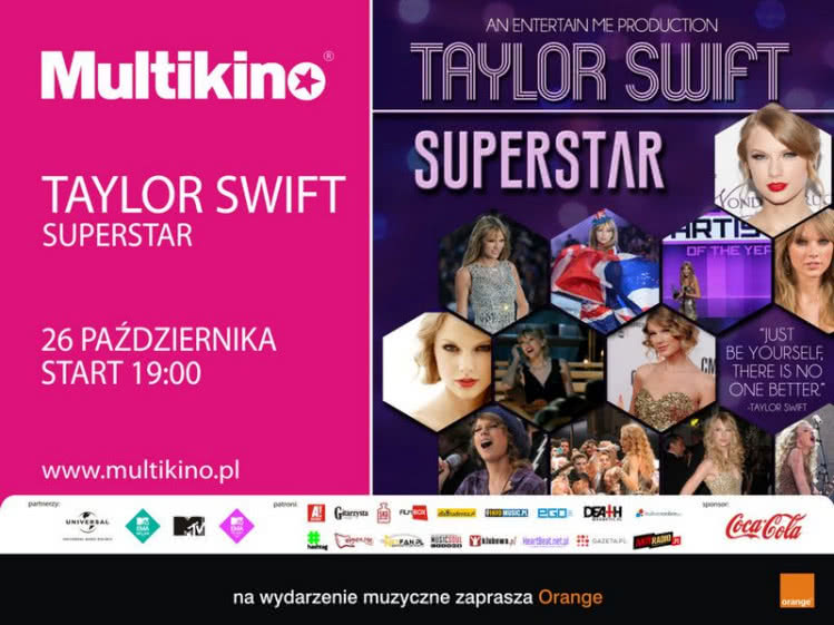 Taylor Swift Superstar w Multikinie