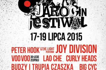 Jarocin Festiwal 2015 - kolejni wykonawcy