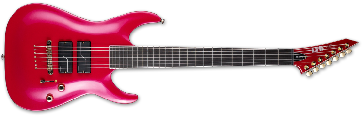 Nowa sygnatura od gitarzysty Deftones. LTD SC-607 Baritone z wykończeniem Magenta