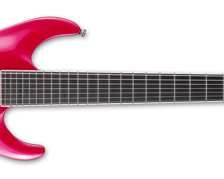 Nowa sygnatura od gitarzysty Deftones. LTD SC-607 Baritone z wykończeniem Magenta