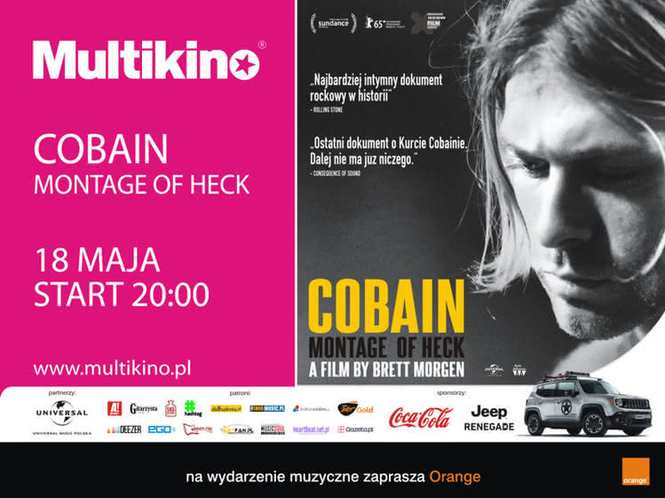 Dodatkowy pokaz filmu Cobain: Montage of heck
