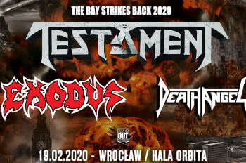 Testament, Exodus i Death Angel w Polsce!