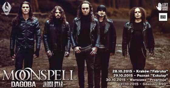 Moonspell na czterech koncertach w Polsce