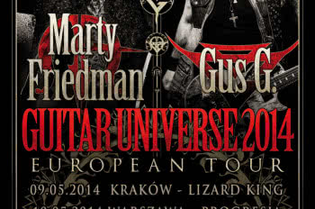 Marty Friedman & Gus G Guitar Universe European Tour 2014