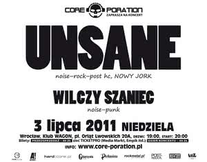 Już w niedzielę Unsane zagra we Wrocławiu