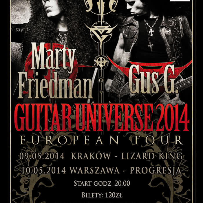 Marty Friedman & Gus G Guitar Universe European Tour 2014