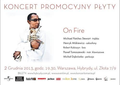 Michael Patches Stewart na dwóch koncertach w Polsce