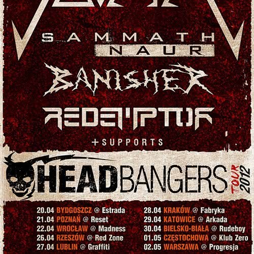Headbanger’s Tour 2012 wystartuje w kwietniu
