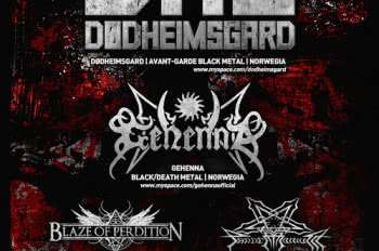 Koncert Dodheimsgard i Gehenna za trzy tygodnie