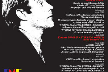 IV Festiwal Muzyki Filmowej Krzysztofa Komedy