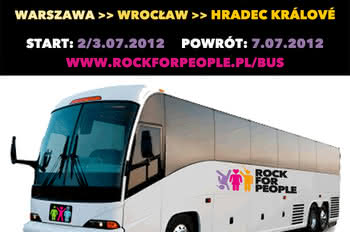 Wieści z frontu Rock for People - konkurs, wrocławska impreza i Bus for People