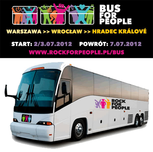 Wieści z frontu Rock for People - konkurs, wrocławska impreza i Bus for People