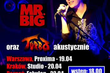 Wokalista Mr. Big i Turbo akustycznie