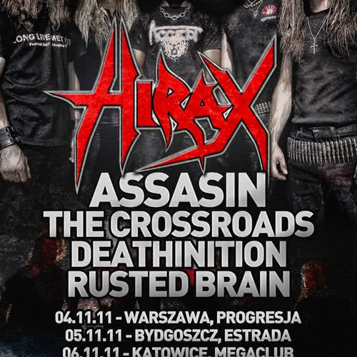 Hirax i Assassin już za dwa tygodnie na trasie w Polsce