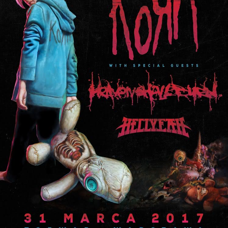 Korn, Heaven Shall Burn i Hellyeah w Warszawie