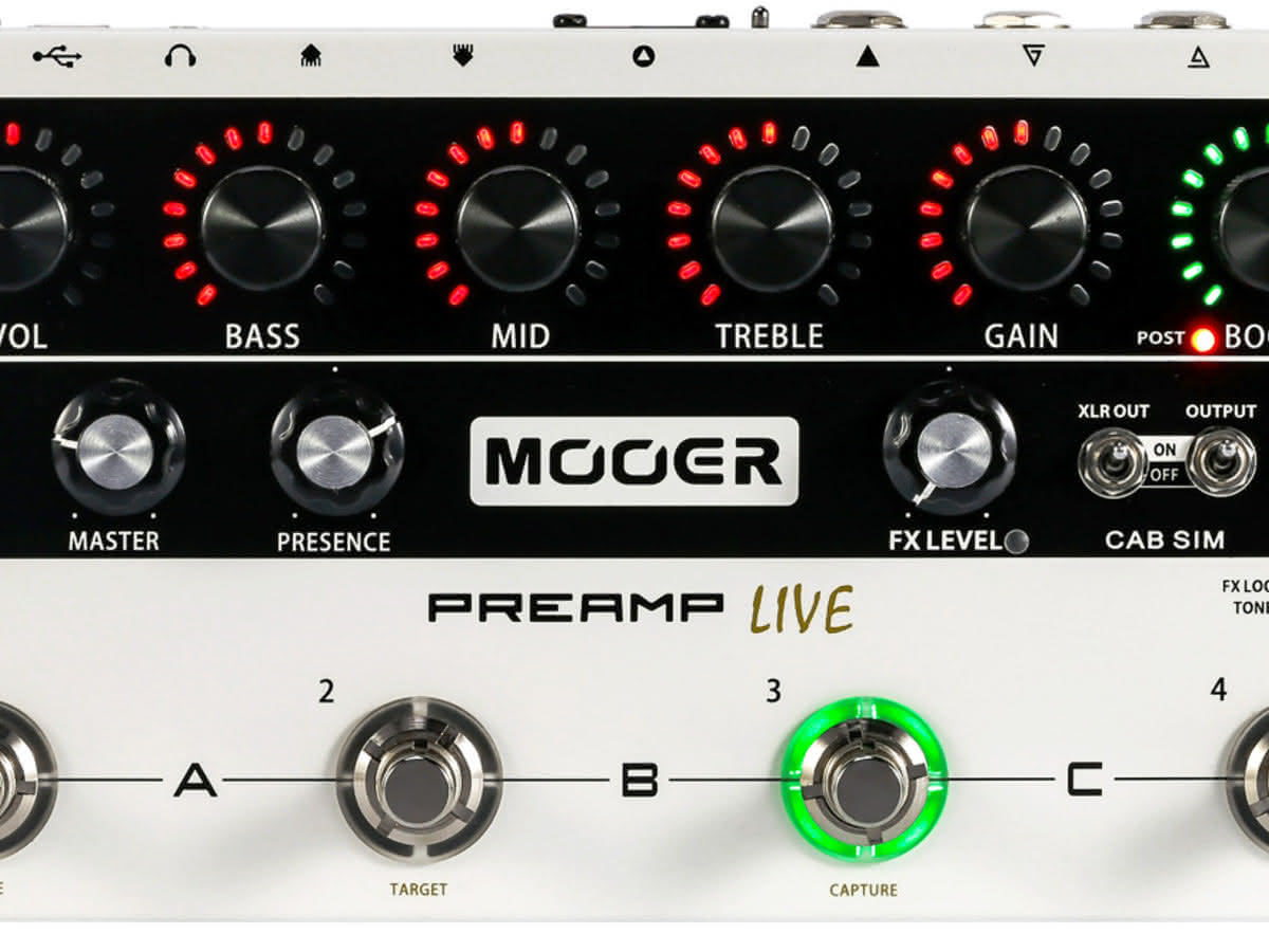 MOOER Preamp LIVE | Efekty