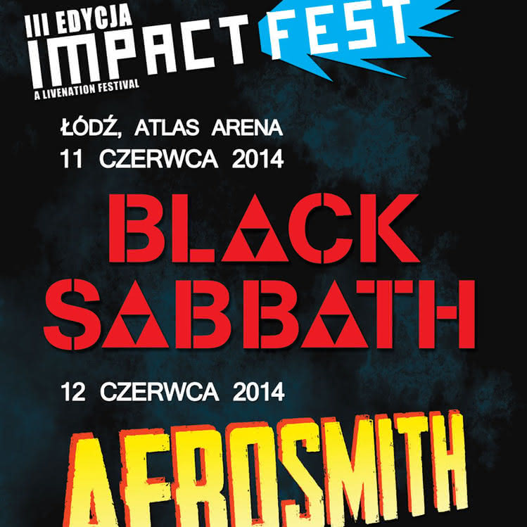 Aerosmith i Black Sabbath gwiazdami Impact Festivalu!