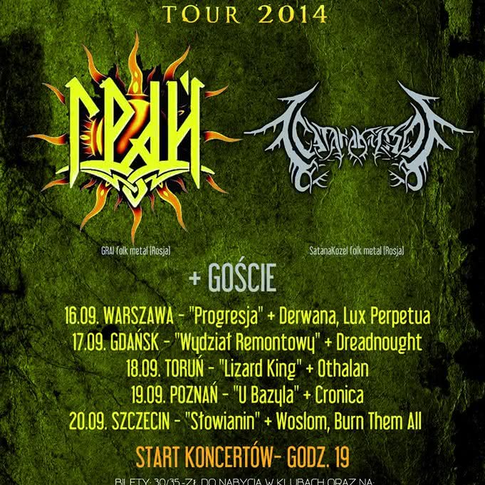 Folk Metal Crusade 2014 - Grai, SatanaKozel