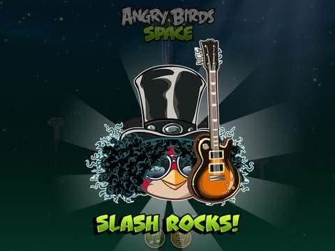 Slash w Angry Birds Space