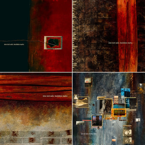 Cztery okładki Nine Inch Nails