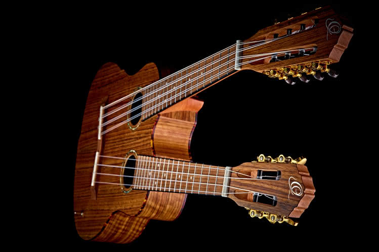Hydra - dwugryfowe ukulele Ortega Guitars