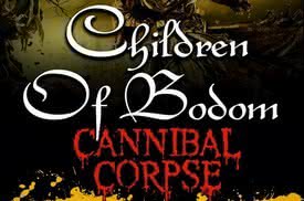 Childern Of Bodom i Cannibal Corpse za cztery dni w Krakowie