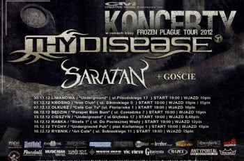 Thy Disease zaprasza na Frozen Plague Tour 2012