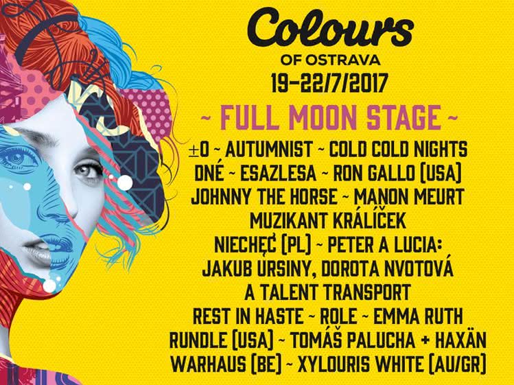 Colours of Ostrava 2017 - 18 niezależnych zespołów na scenie Full Moon