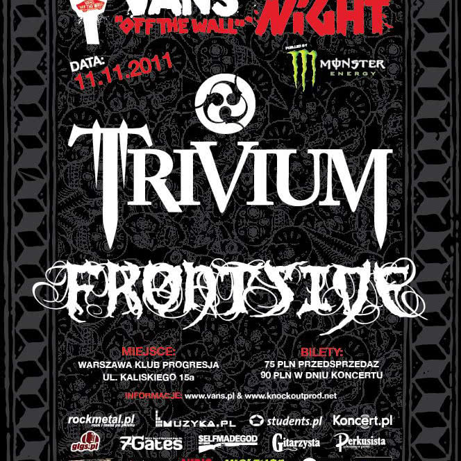 Trivium na Vans Off The Wall Music Night w Progresji