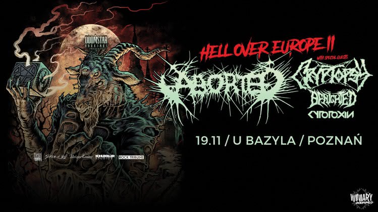 Aborted i Cryptopsy w Polsce