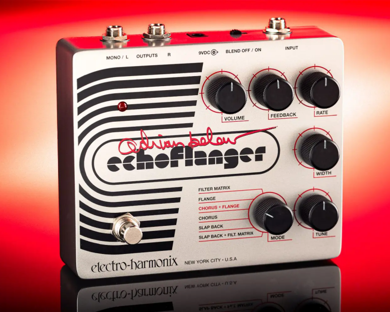 Electro-Harmonix Adrian Belew Echoflanger – analogowa modulacja z autorskimi dodatkami