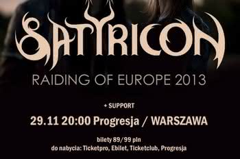 Satyricon już w piątek w Progresji!